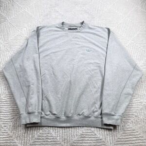 Champion Sweatshirt Men's Crew Gray Small Logo Athleisure Pullover Sporty Comfy